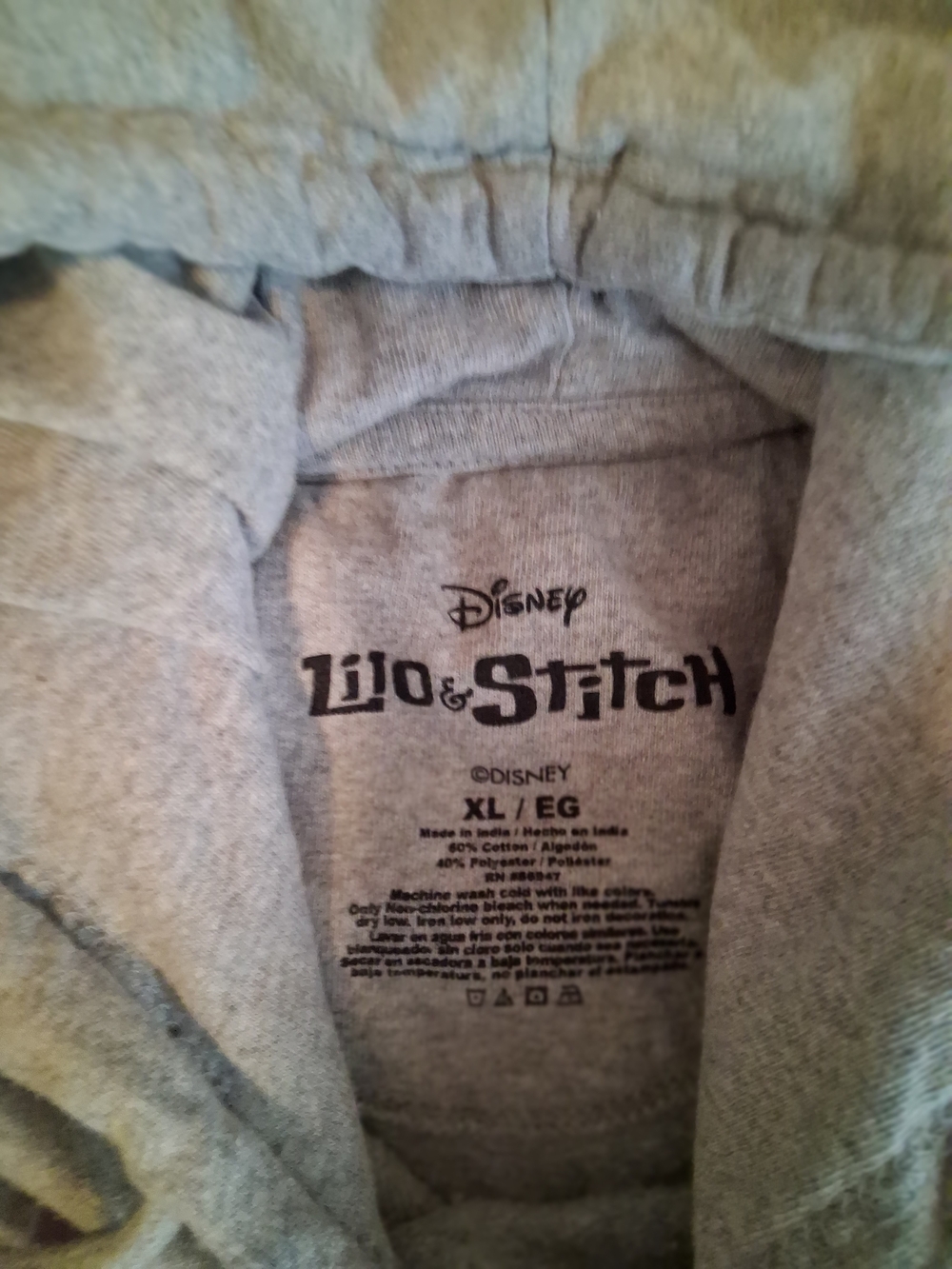 Disney Lilo & Stitch Hoodie Womens XL Pullover Sweatshirt Hoodie - Picture 6 of 6